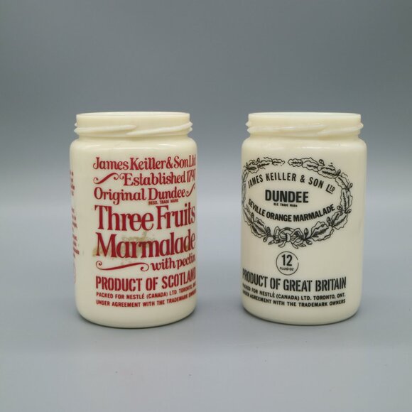 James Keiller & Son Dundee Three Fruits Marmalade Seville Orange Jars Scotland - Picture 10 of 10